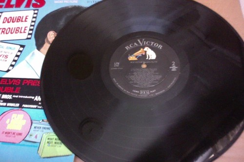 RARE 1967 MONO lp Elvis Presley Double Trouble Soundtrack w/ PHOTO RCA LPM-3787 - Picture 13 of 17