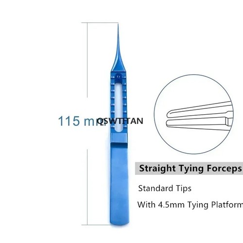 Tying Forceps Titanium Castroviejo Suturing Forceps Ophthalmic Instrument - Picture 14 of 14