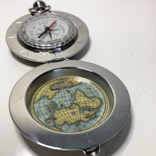 Brújula de bolsillo Voyager moderna Dalvey de colección descontinuada con amortiguación líquida - Imagen 2 de 7
