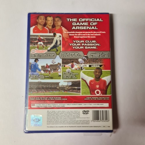 ARSENAL CLUB FOOTBALL 2005 PS2 NEW/SEALED WITH PS2 STRIP TOTAL GAMER PS2 RANGE - Picture 2 of 3