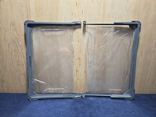 Extreme Shell-F2 Slide Case for HP Fortis X360 Chromebook G5 11" [Gray/Clear] - Picture 4 of 7