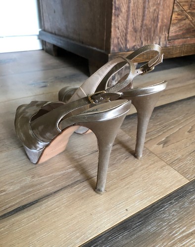 **ALBANO TACONES ALTOS 36** Zapatos beige zapatos de salón abiertos - Imagen 4 de 6
