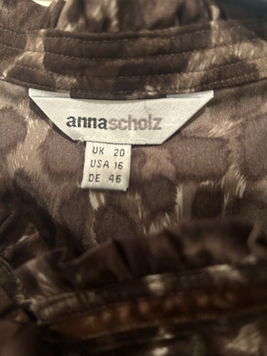 Anna Scholz Leopard Dress 👗 Women’s 20 (Aus 20-24) VGC - Picture 4 of 9