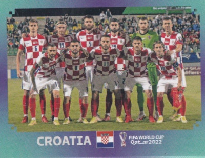 Panini Qatar World Cup Sticker 2022 Nr. CRO 1 Croatia Team