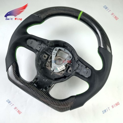 Cuadro de volante de carreras de fibra de carbono real para Audi R8 TT TTS TTRS 2008-2015 - Imagen 7 de 14