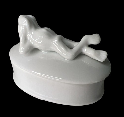 Frosch Konvolut Silber Anhänger mit 26" Kette/Ohrringen + Zinn Glitzerrahmen + Schmuckschatulle - Bild 16 von 21