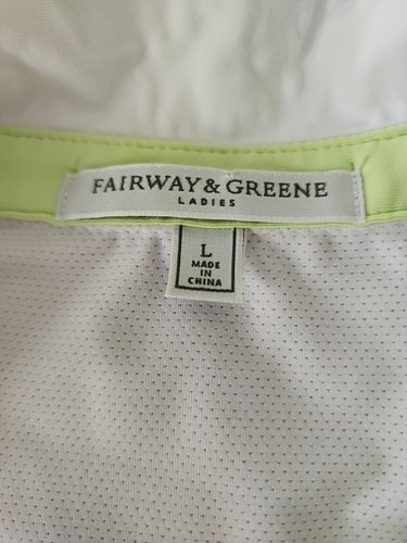 Fairway & Greene Large Ladies Golf Tennis Sleeveless Shirt Orange - Picture 3 of 9