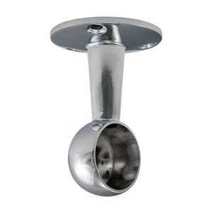 Veto 204125 Round End Bracket Polished Chrome 25mm Bag of 2