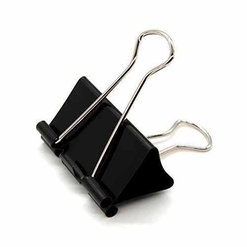 Big Binder Clips Paper Bag Strong Clamps Large Jumbo Size 24 Pack Steel  Wire Box