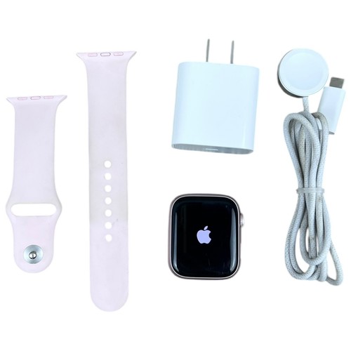 Apple Watch Series 9 Smartwatch 45mm Pink Aluminum GPS/LTE - Picture 2 of 4