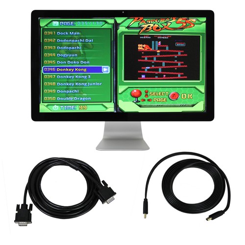 Retro Arcade Games Maschine Tisch Spielautomat Spielkonsole Videogame Spiele - Bild 12 von 12