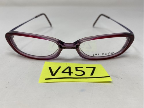 Jai Kudo WS1662 P82 49-17-135 Red Wine/Pink Full Rim Eyeglasses Frame V457 - Picture 8 of 8