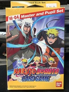 Bandai Naruto BORUTO Card Game Master and Student Chrono Clash Expansion Set