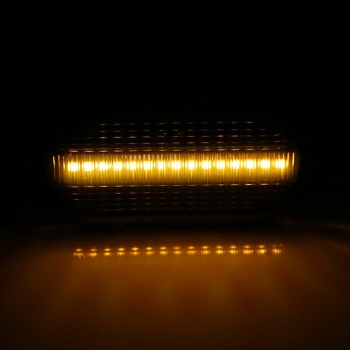 Smoke Dynamic Flowing LED Side Marker Signal Light For VW Jetta Golf Passat Polo - Picture 10 of 10