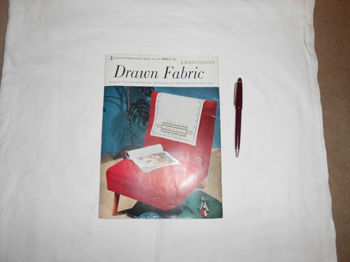 Vintage Anchor Embroidery Book No: 508, Drawn Fabric Embroidery 1950's. - Picture 2 of 4