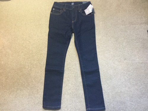 NWT Gap for Good Kids Boys Size 10 Regular Dark Wash High Stretch Skinny Jeans - Picture 1 of 5