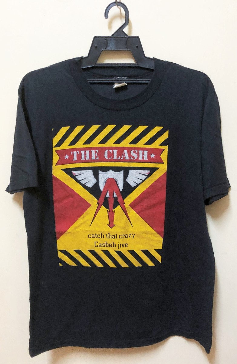 VINTAGE 80s THE CLASH PUNK ROCK TOUR CONCERT PROMO T-SHIRT