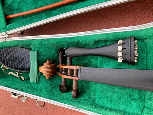 Vintage 3/4 Größe E.R. PFRETZSCHNER KOPIE ANTONIUS STRADIVARIUS GEIGE - Bild 14 von 21