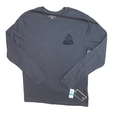 G H Bass & Co GRAPHIC PRINT jeep T-ShirtLong Sleeve Natural Stretch NWT