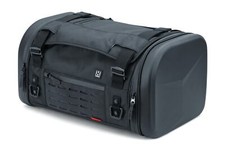 Kuryakyn 5221 Black Xkursion XS Steward Roll Bag Luggage Harley Indian Universal