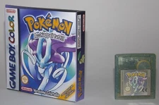 Nintendo Game Boy Pokemon: Crystal Version Cartridge + PREMIUM Box read desc