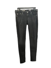 AG Adriano Goldschmied Women's Black The Legging Super Skinny Ankle Pants Sz 26R