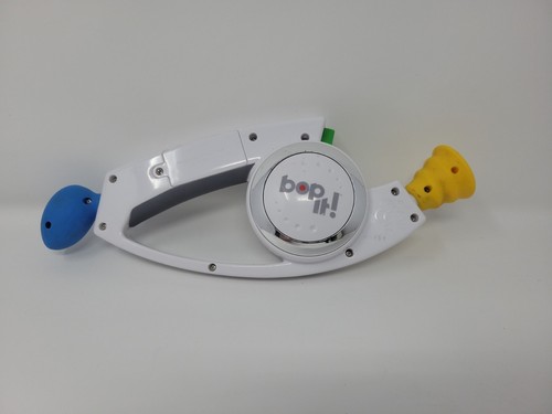 BOP IT! Talking Handheld Electronic Reflex Game White 2008 Hasbro Tested Working - Bild 2 von 4