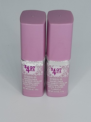 Menge zwei Maybelline Nassglanz Lippenfarbe - Pflaumen #90 - Bild 2 von 3