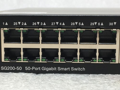 Cisco SLM2048T SG200-50 48 Ports Gigabit Managed Network Switch, Factory Reset - Picture 4 of 15