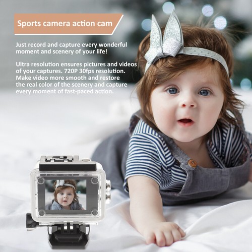 4K HD 12MP 1080P Waterproof Sports Action Camera Video DVR Recorder Outdoor Cam - Picture 10 of 23