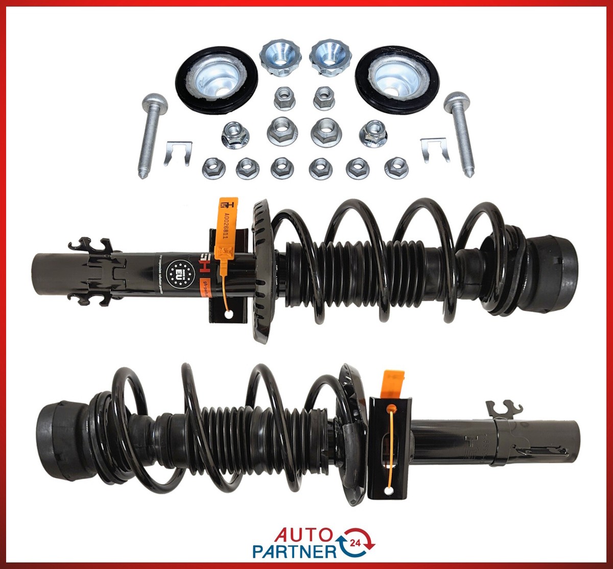2x Completo Molla Sospensioni Set Frontale per VW Polo V 6R