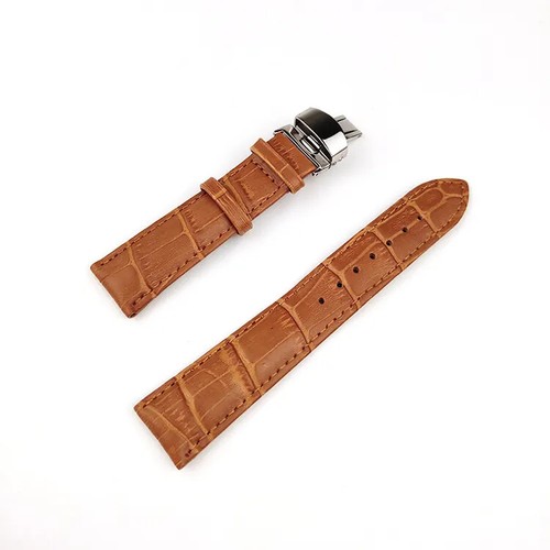 Hochwertige Schmetterlingsschnalle Leder Smart Ersatz Uhrenarmband - Bild 4 von 6