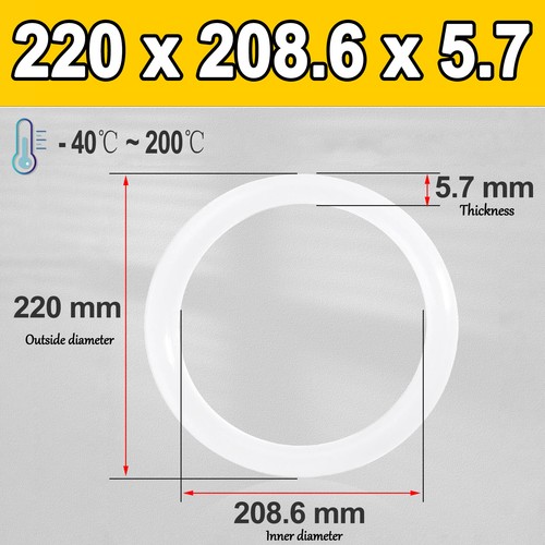 Metric VMQ Silicone Rubber O-Rings Seals 5.7mm Cross Section 13.6 - 678.6mm ID - Picture 78 of 154