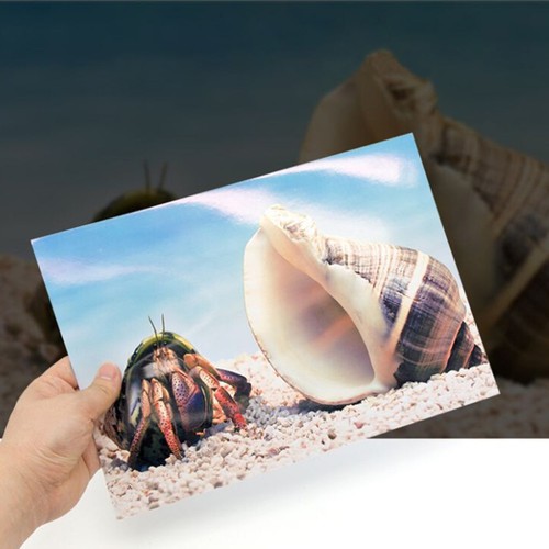 50 sztuk papieru fotograficznego o wysokim połysku 120G dwustronny papier do drukowania obrazów do - Zdjęcie 7 z 12