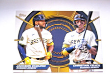 Jackson Chourio/Christian Yelich 2025 Topps Dynamic Duos Insert Card #DD-18