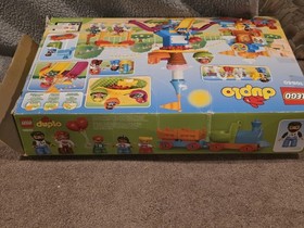 10840 LEGO DUPLO Great My Town Fair Manual, Box, Bonus Base - Missing 1 Piece 