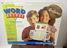 NEW Vintage Word Arcade Educational Insights Portable Quiz Game 1994 GeoSafari