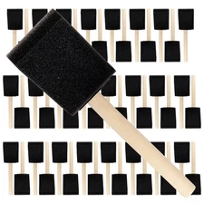 Pro Grade - Foam Brushes - 2 Inch - 48 Piece Poly Foam Brush Set