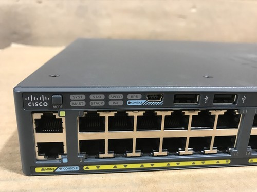 Cisco WS-C2960X-48LPS-L 48-Port Gigabit Ethernet Switch - Picture 3 of 10