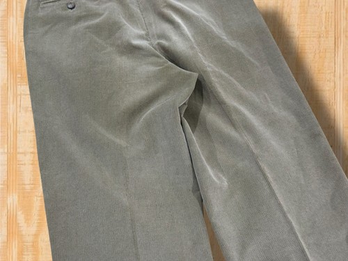 Vintage Ermenegildo Zegna 36x29 Cotton Tan Corduroy Classic Fit Pants Trousers - Picture 17 of 19