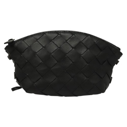 Auténtico bolso BOTTEGA VENETA INTERCCIATO cuero negro sw1135 - Imagen 13 de 17