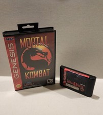 Mortal Kombat Case With Mortal Kombat 2 Game Tested Game Is MK2 Case Is MK1 Sega