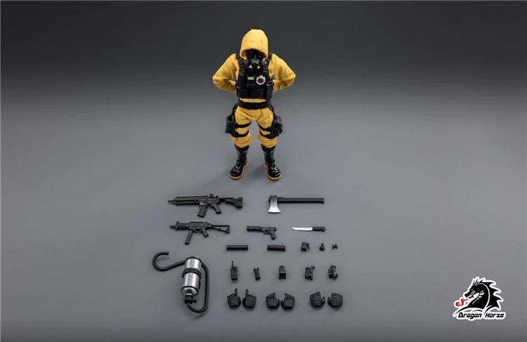 MOLE RATS DRAGON 马 SCP 粉底 MTF ZETA-9 1/12 可动人偶独奏者玩具 — 第 2/4 张图片