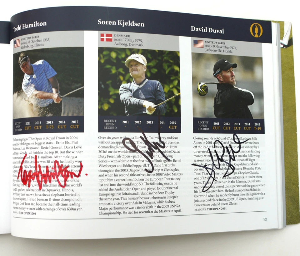 2016 OPEN CHAMPIONSHIP PROGRAMME SIGNED BY 27 PLAYERS (INCL 13 MAJOR CHAMPIONS) - Image 3 of 4