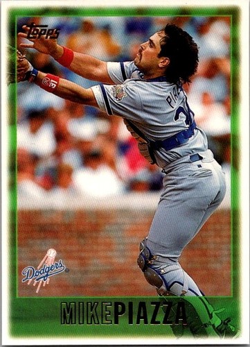 1997 Topps #20 Mike Piazza - Picture 1 of 2