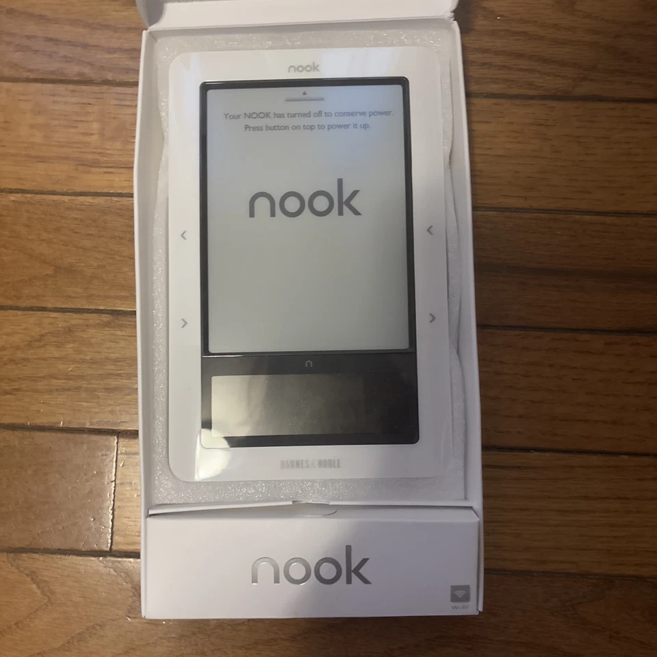 Nook Barnes & Noble 1st Edition E Reader BNRV100 White WiFi 2GB New Open Box - Image 2 of 4