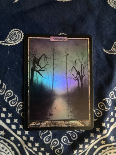 Swamp - Full Art Unhinged Foil - Picture 1 of 4