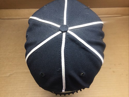 Gorra de árbitro vintage sin usar FunKap blanco y negro Snapback Ref Cap M/L - Imagen 4 de 8