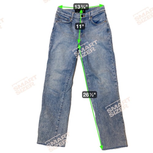 Jeans Veronica Barba Joey gamba dritta 27 blu vita alta Urban Elevato Basic - Foto 3 di 8