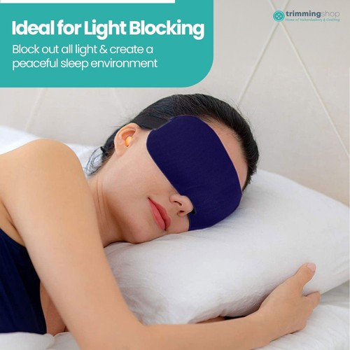 Comfort Sleep Mask Lightweight Foam Eye Cover 3D for Travel Meditation Unisex - Picture 133 of 167